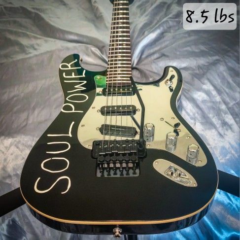 Fender Tom Morello Soul Power Stratocaster Electric Guitar Black Artist Signature Series Limited Edition Electric Guitar