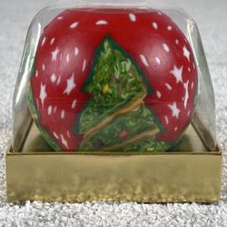 Vintage Magic Glow Christmas Candle Christmas Tree Stars Design Never Used!