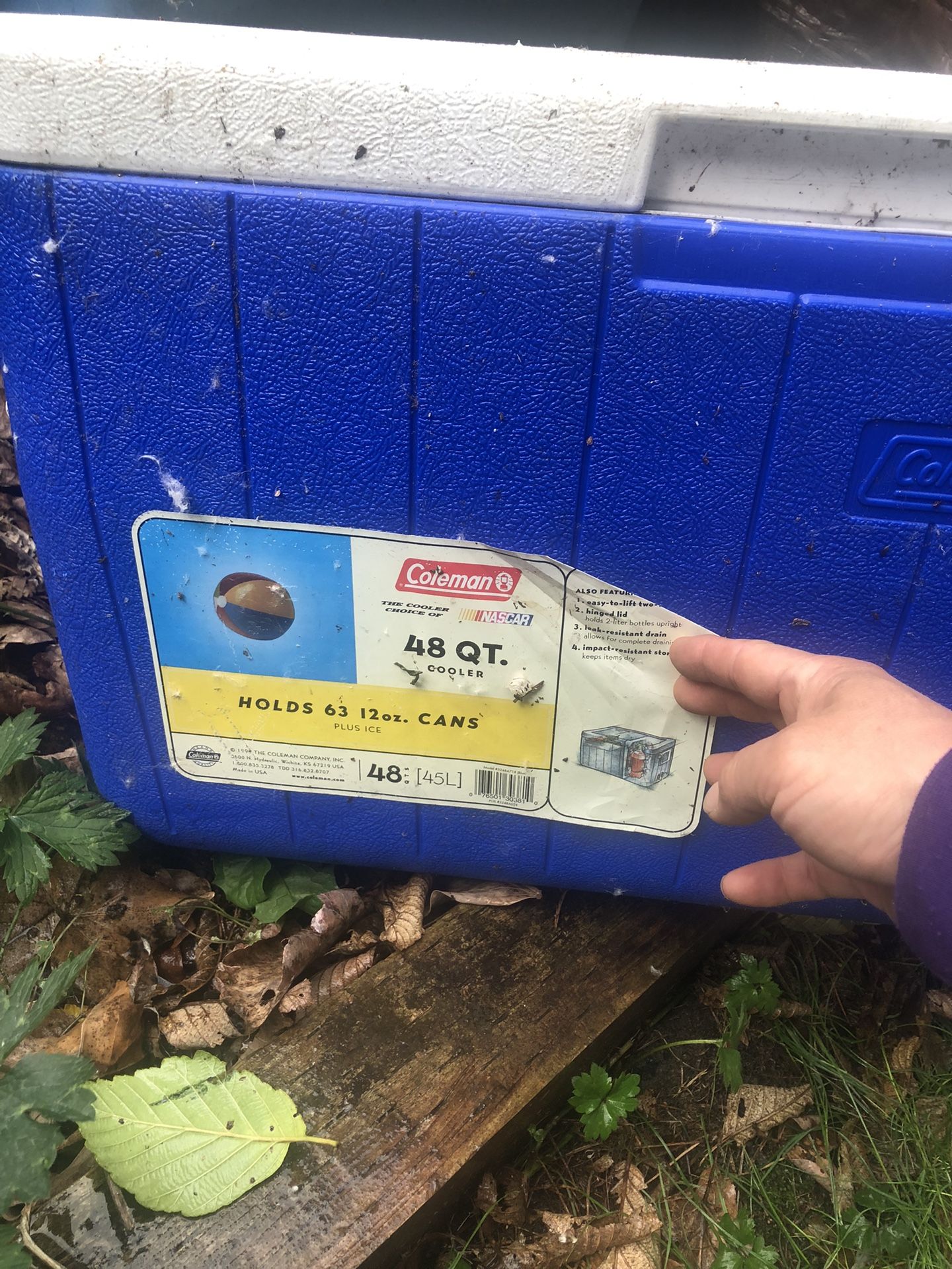 48QT Coleman Cooler