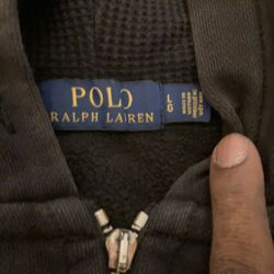 Black Polo Hoodie 