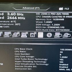 Intel i9-9900K with Board/Cooler