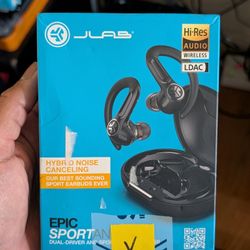 JLab Epic Sport ANC 3 Over The Ear Headphones