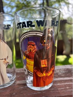 Star Wars glass cups (x4)(2012)