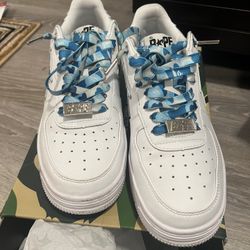 Bapesta Blue Camo Size 8.5
