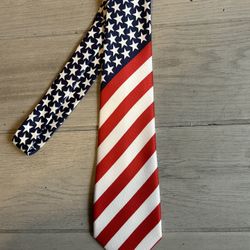 American Flag Necktie 