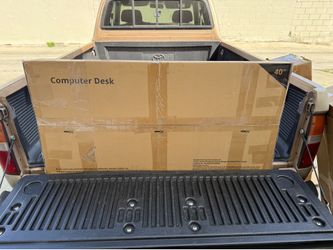 NEW 40” WHITE Office Computer Desk Writing Study Workstation
