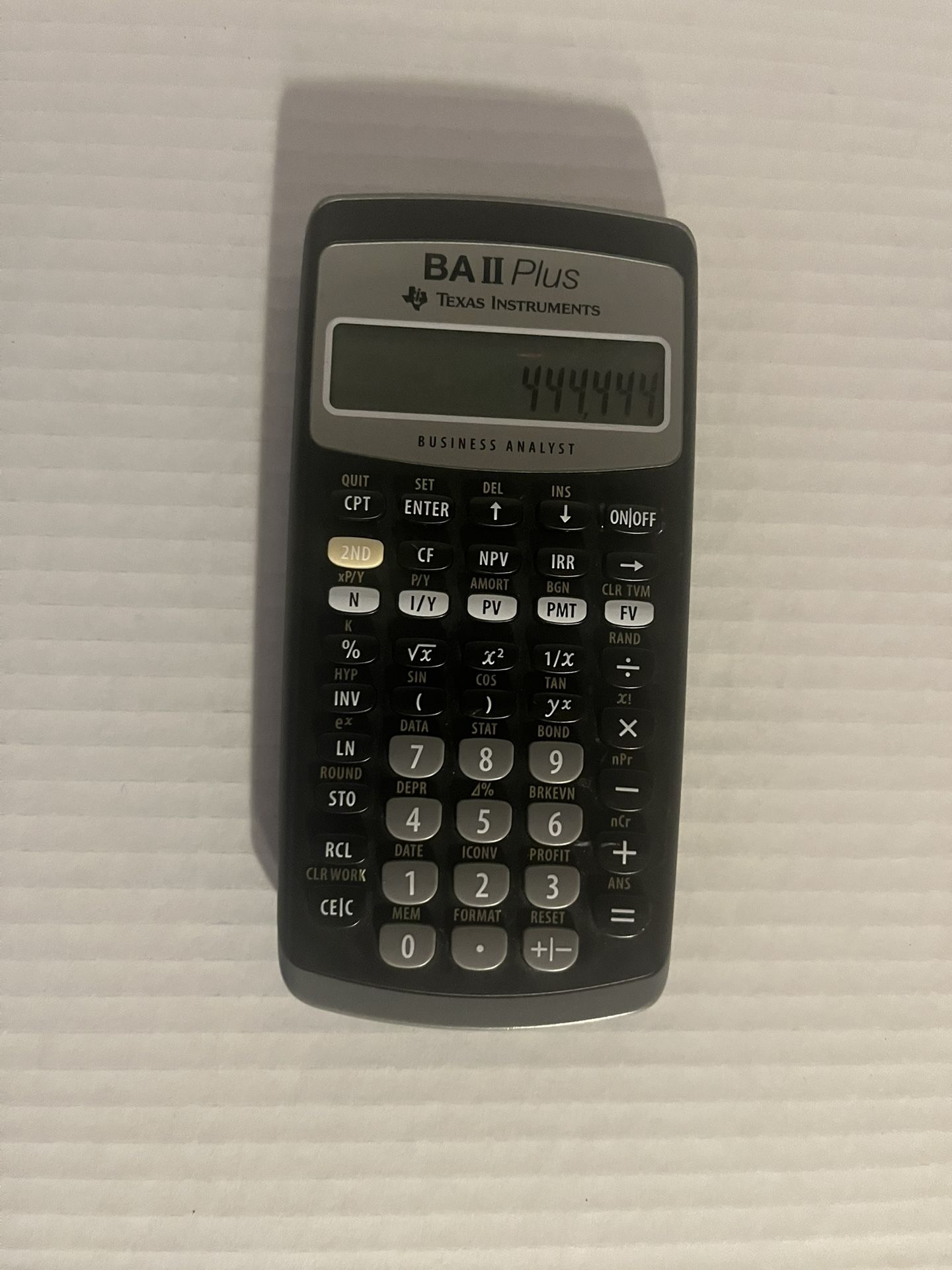 Texas Instruments BA II Plus Professional Business Analyst Financial Calculator
