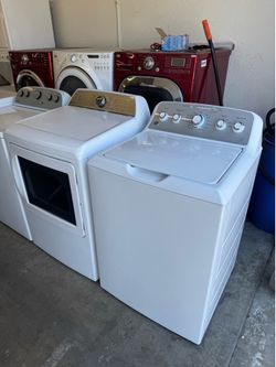 Used GE Washer and Gas Dryer Top Load