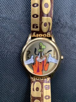 Walt Disney Company Exclusive Goofy Watch Japan Mov’t Watch Disneyland Disney World Mickey Mouse Donald Duck Pluto Minnie Mouse