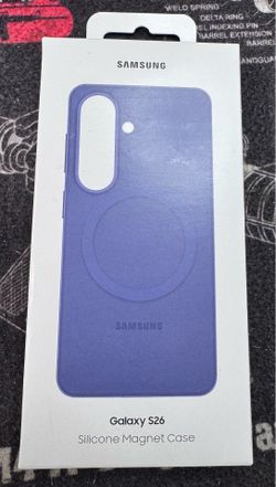 Samsung -Galaxy S26 Silicone Magnet Case - Blue Violet