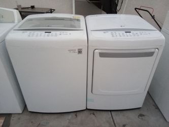 LG washer and Electric dryer