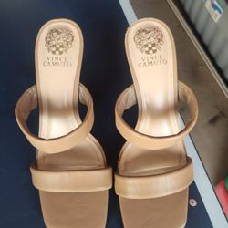 Vince Camuto Aslee Nude Heels Size 8.5