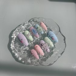 Handmade Gel Press On Nails