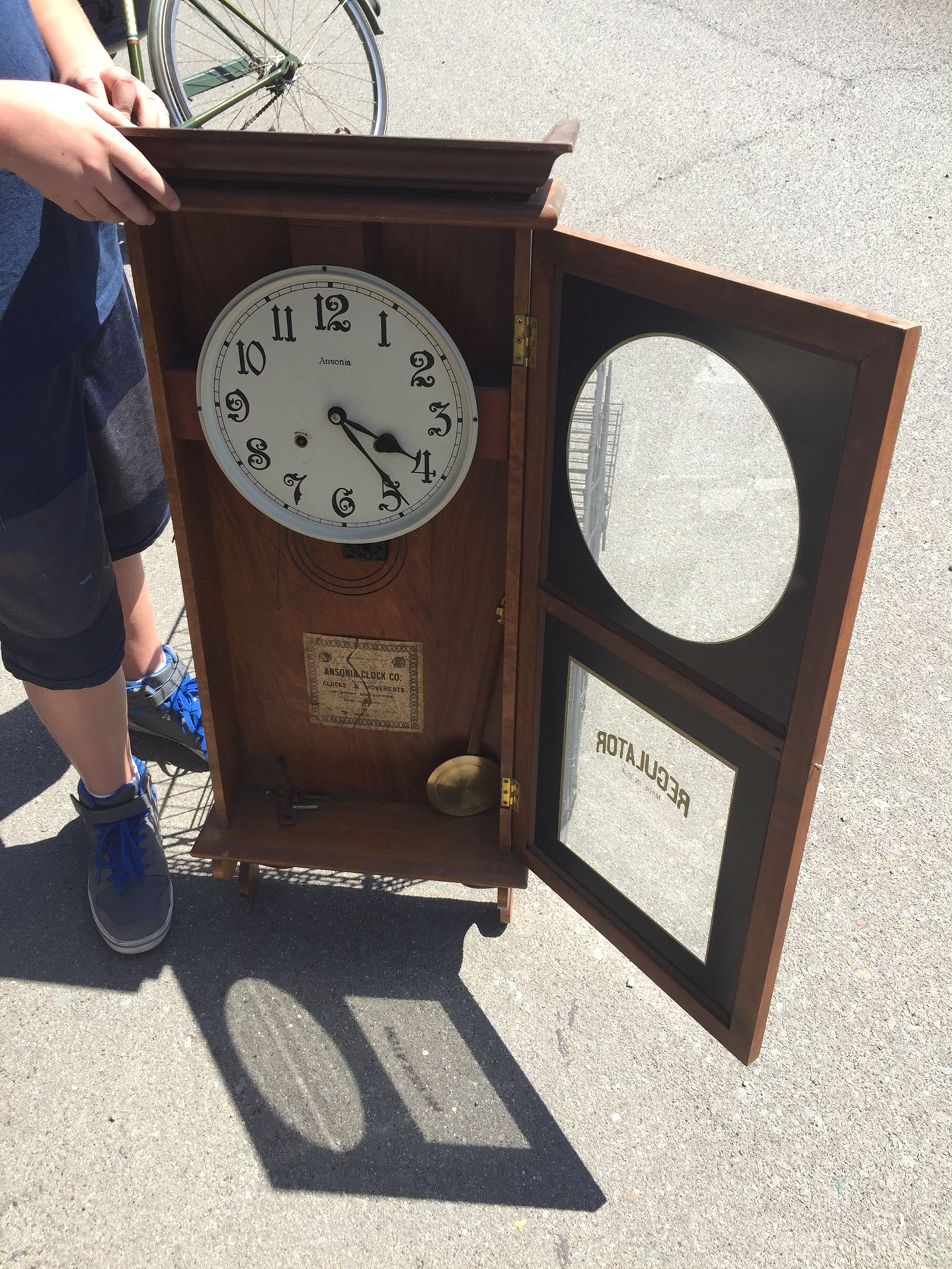 Ansonia Antique Wall Clock