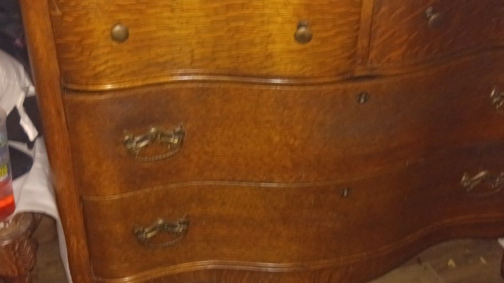Antique Locking Dresser