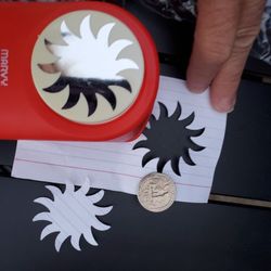  Marvy Larger Sun Paper Punch 