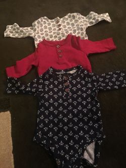 NB long sleeve onesies