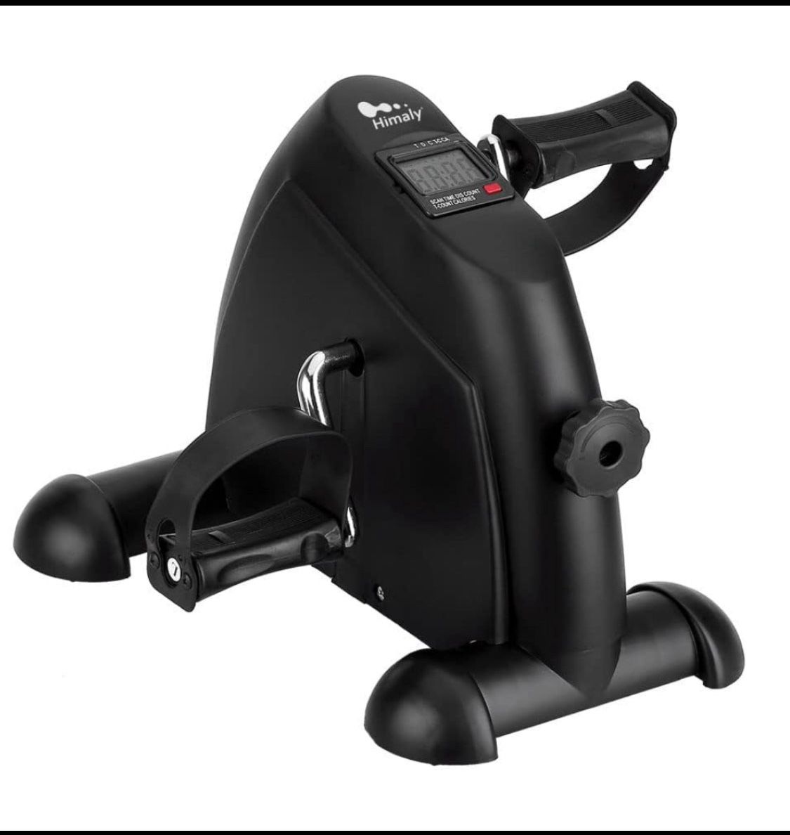 new Open Box Himaly Portable Mini Exercise Bike With LCD Screen Display, Black