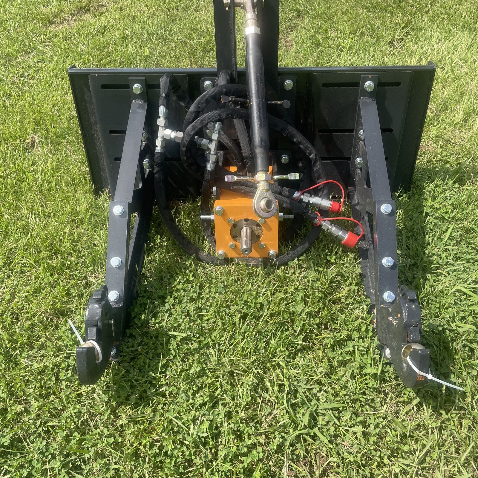 New 3PT PTO Hitch Adapter Hydraulic Skid Steer Attachment