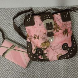 Realtree camo purse and wallet