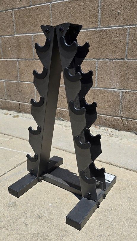 5 Tier Compact Dumbbell Rack