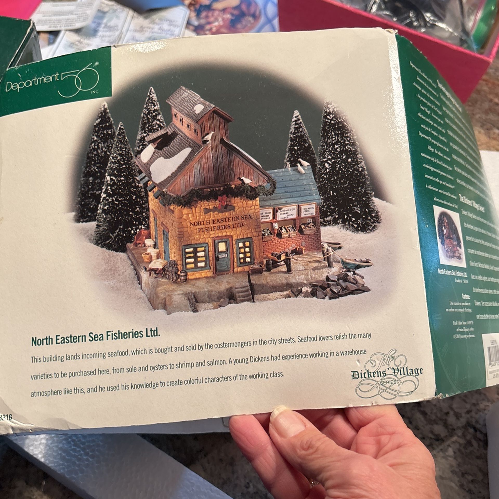 Dept 56 Dickens Village series. North eastern sea fisheries LTD.