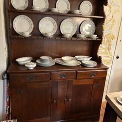 Antique Open China Cabinet