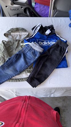 Bundle: 2T Boy Jacket Sweatsuit Jeans