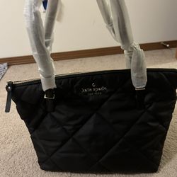 Kate Spade - black watson lane quilted small maya