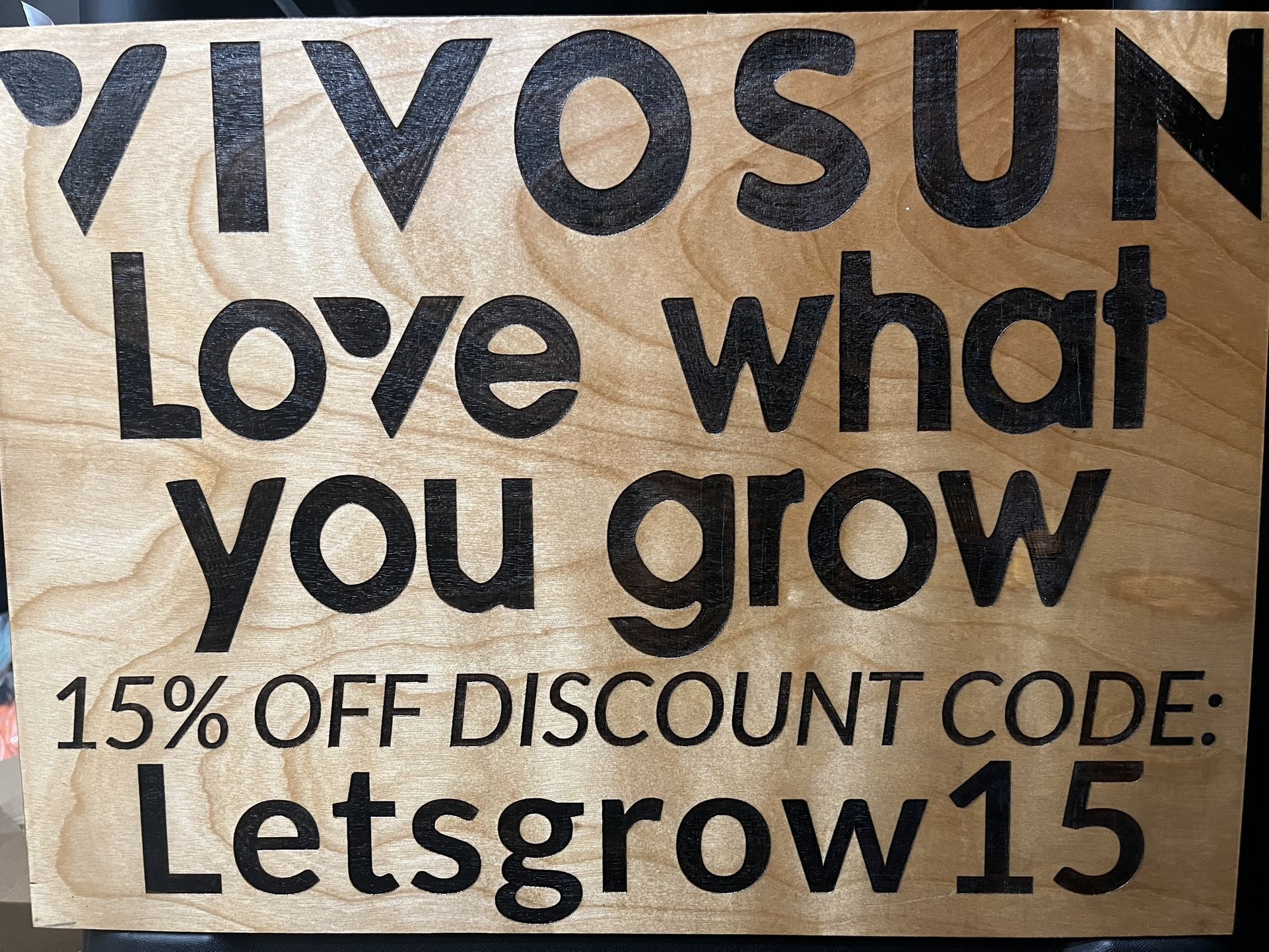 VIVOSUN Code “Letsgrow15”