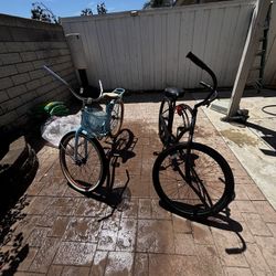 2 beach bikes