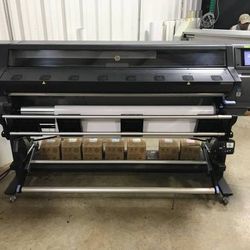 2016 HP Latex 370 Refurbished Printer w/ HP bulk ink system Vinyl Sticker Car Wrap