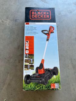 20V MAX Cordless Battery Powered 3-in-1 String Trimmer, Lawn Edger & Lawn Mower Kit with (2) 2Ah Bat