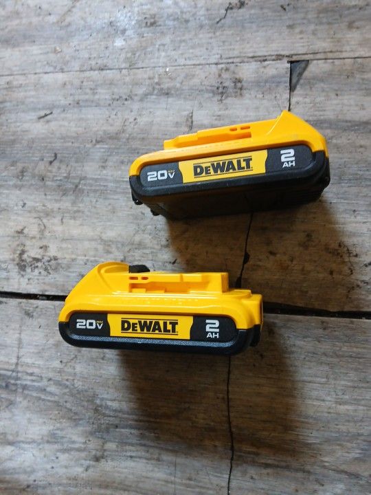 I Have 2 Dewalt 20v 2AH Batteries Selling For $150 No Charger!! Firm