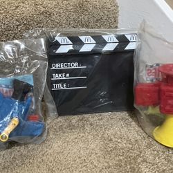 McDonald’s Happy Meal Toys 1993 Makin' Movies Complete Set of 3 SEALED