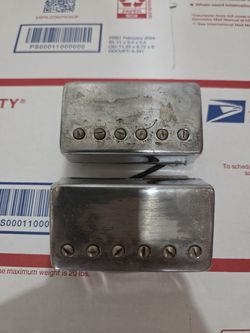 Relic Alnico 5 Humbucker Pickups Neck and Bridge with Springs and Screws Electric Guitar