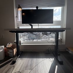 Last Call MOVING SALE Electric Standing Desk w/ Adjustable Frame