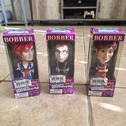 The Osbournes Family Set of 3 Bobbleheads, Two Heads Unglued 