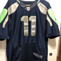 Nike PERCY HARVIN #11 Men's Seattle Seahawks NFL Football Jersey STITCHED Size Large