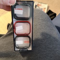 Brand New Unlocked Apple Watch Series 10 46mm Tempered Glass Cases (Assorted Colors = 5 Pack).