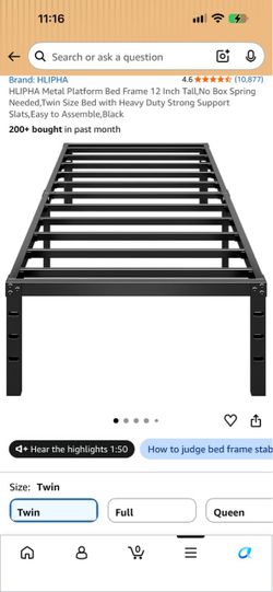 Bed frame