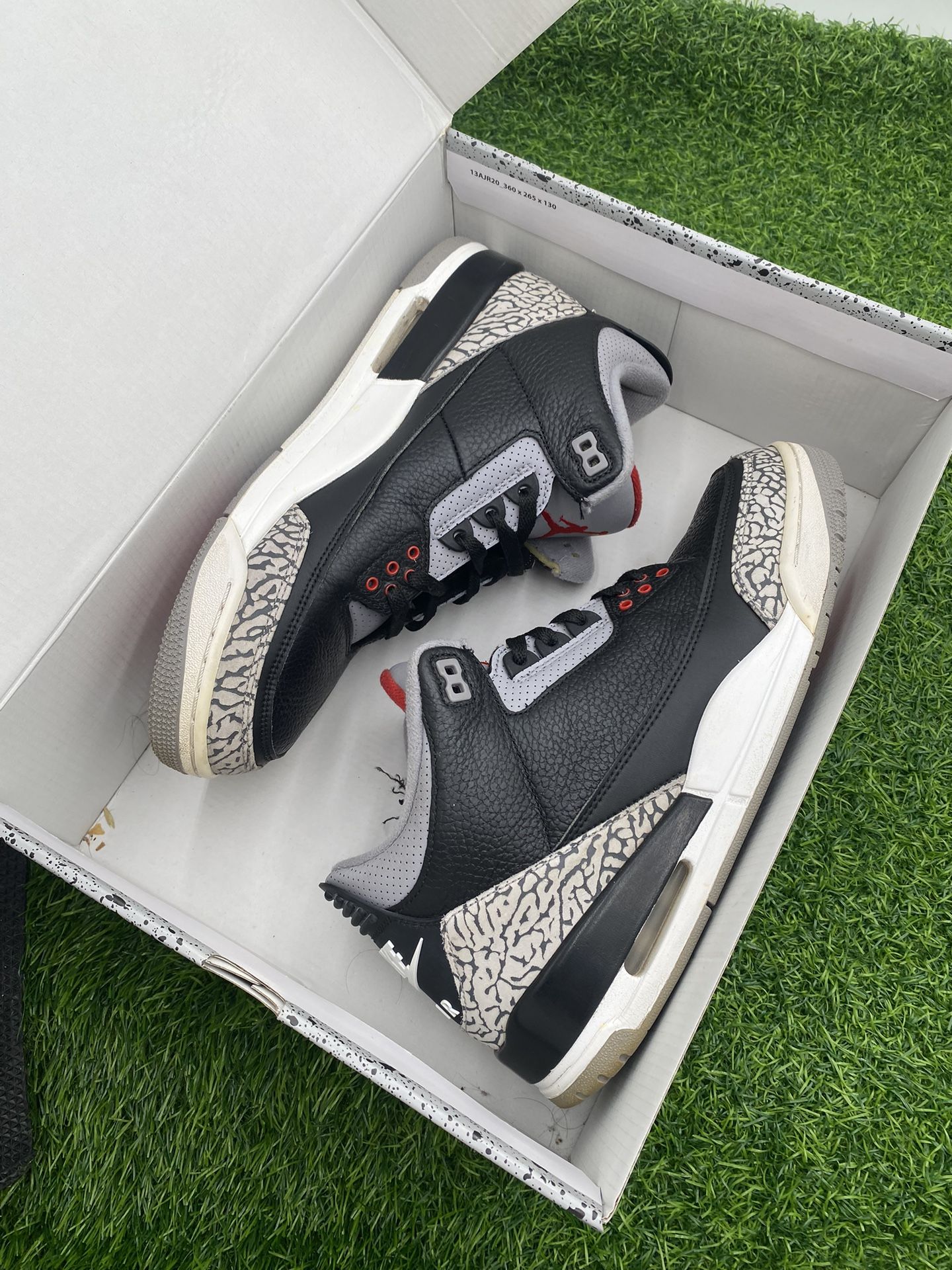 Jordan 3 Black Cement (2018) OG Size 11M