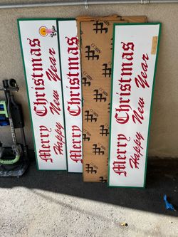 CHRISTMAS SIGNS