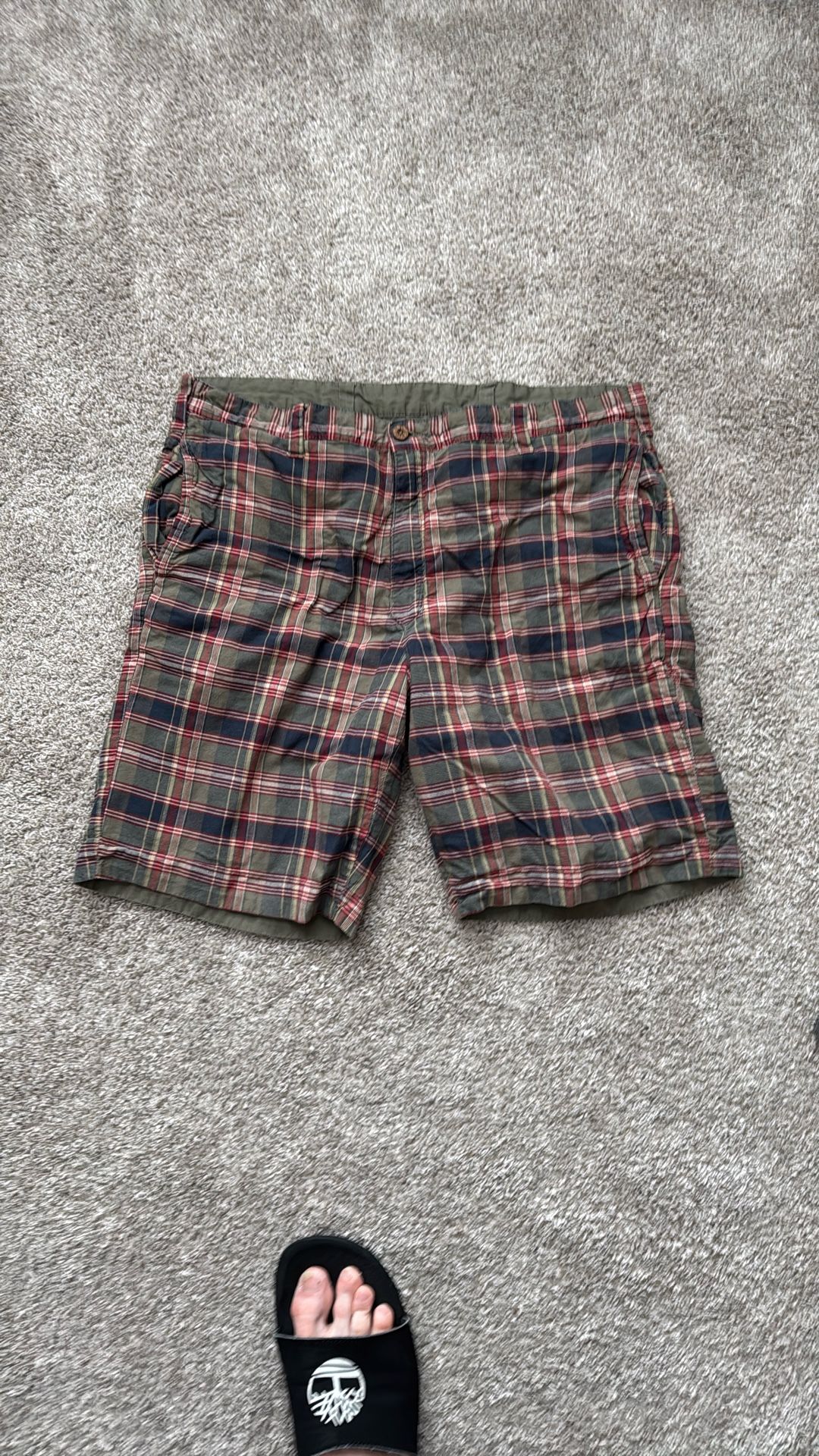 Old School Brand Reversible Men’s 38 Olive Shorts