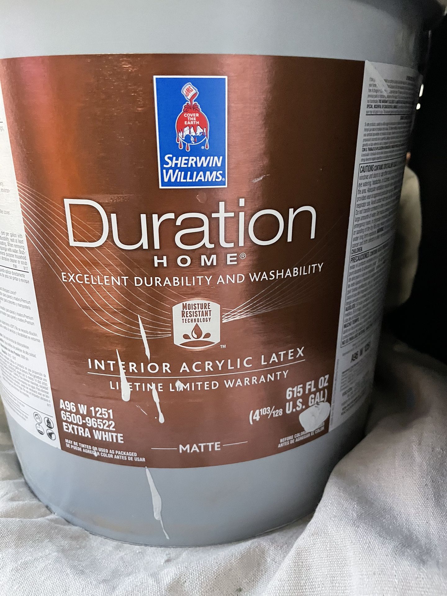 Sherwin Williams Interior Paint “Agreeable Gray” Duration for Sale in