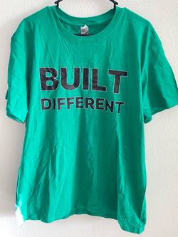 Built Different Green Graphic T-Shirt XL