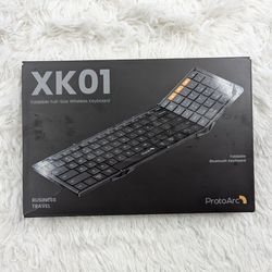 ProtoArc XK01 Foldable Full-Size Wireless Bluetooth Keyboard for Business Travel
