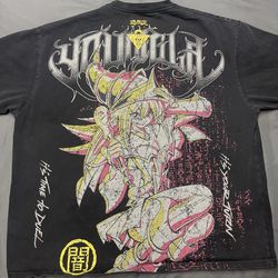 Men’s YOUNGLA x Yu-Gi-Oh! Dark Magician Girl Oversized T-Shirt - Size Large