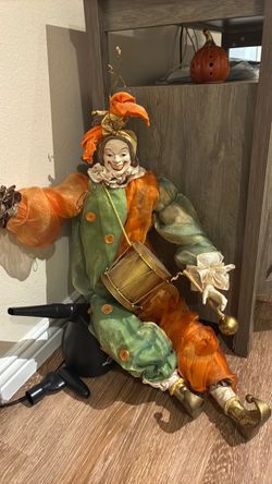 Rare Vintage Jester Clown