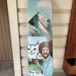 Ripndip Bob Ross Skateboard